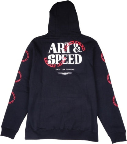 TROY LEE DESIGNS Pink Slips Hoodie - Black
