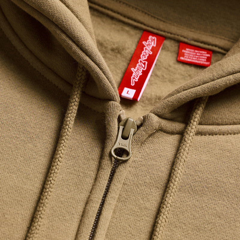 TROY LEE DESIGNS Zip Up Badge Hoodie - Sienna