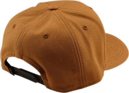 TROY LEE DESIGNS Curved Snapback Imprint Hat - Pumice/Black