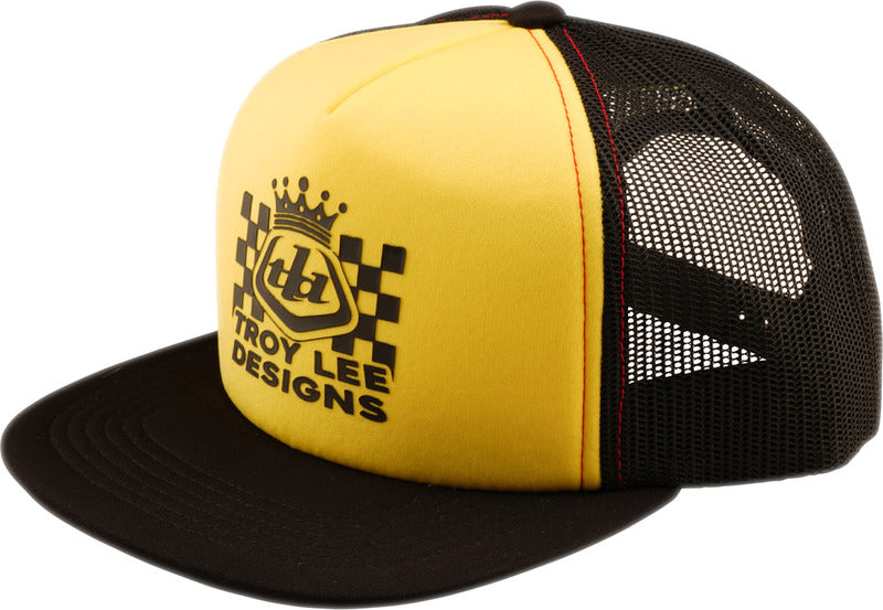 TROY LEE DESIGNS Trucker Snapback Hat - Friday Night Black/Gold
