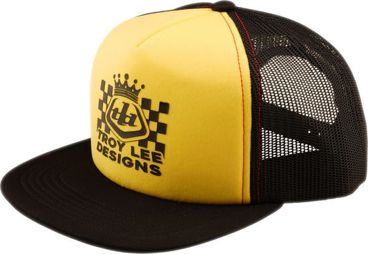 TROY LEE DESIGNS Trucker Snapback Hat - Friday Night Black/Gold