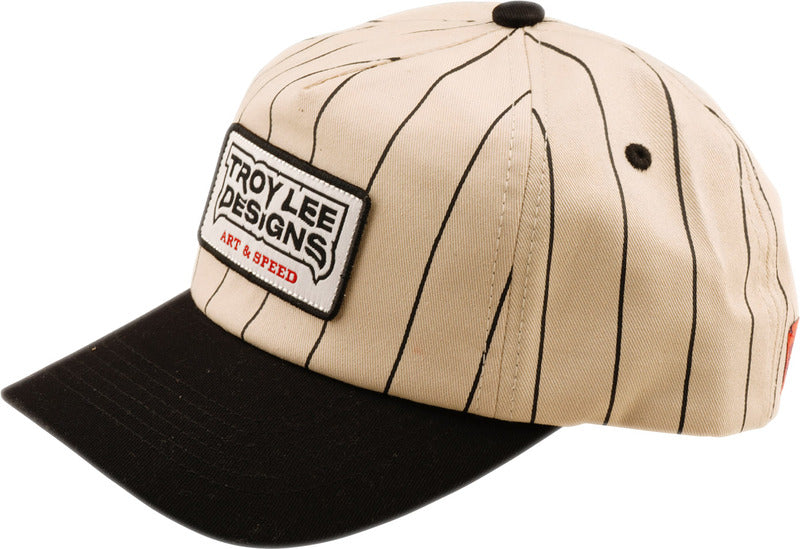 TROY LEE DESIGNS Curved Snapback Medieval Hat - Black/Pumice