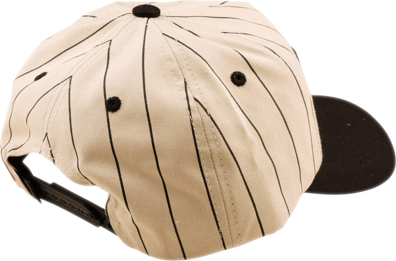 TROY LEE DESIGNS Curved Snapback Medieval Hat - Black/Pumice