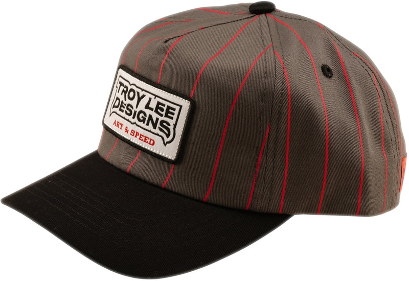TROY LEE DESIGNS Curved Snapback Medieval Hat - Black/Pumice