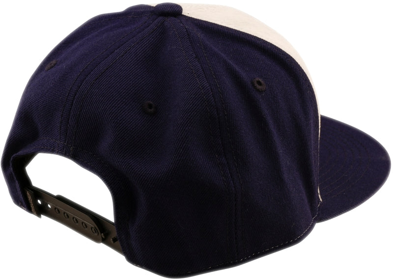 TROY LEE DESIGNS Flat Bill Snapback Happy Dayz Hat - Indigo/Pumice