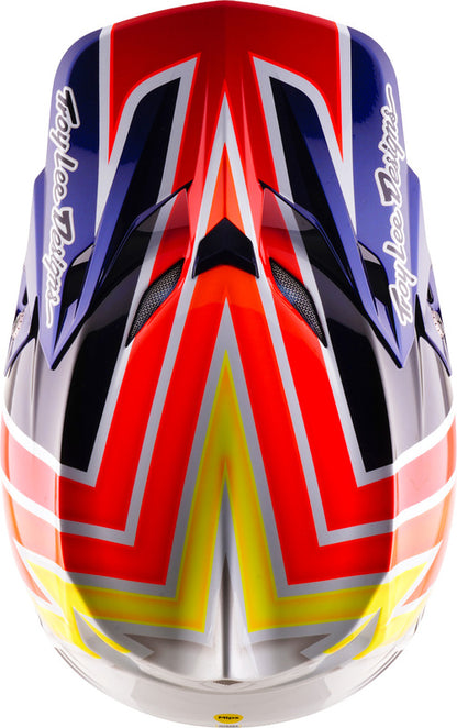 TROY LEE DESIGNS SE5 Carbon Mips Helmet Boltz - Navy/White