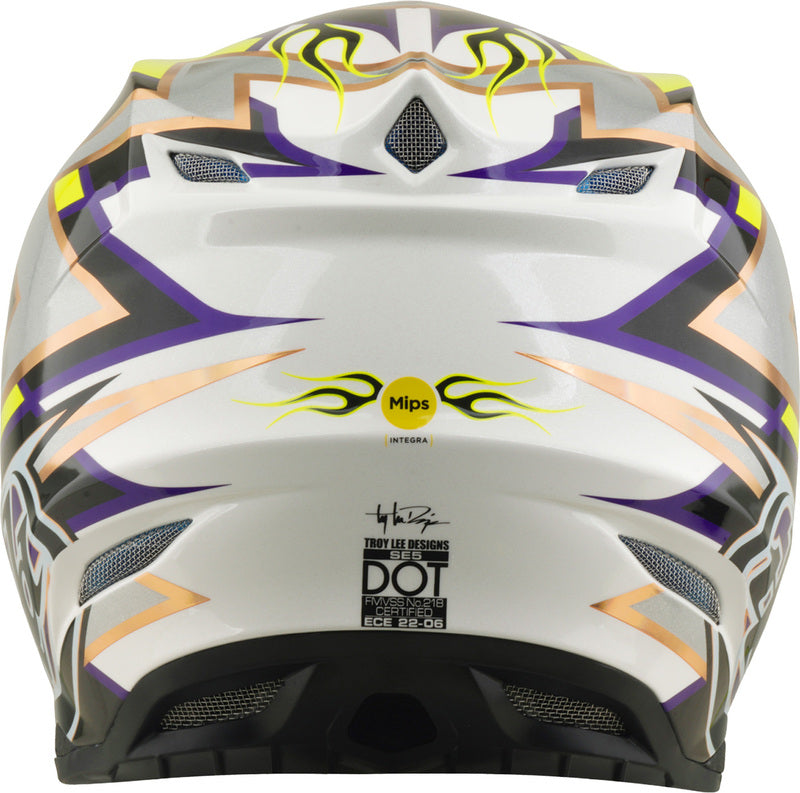 TROY LEE DESIGNS SE5 Composite Mips Helmet Flush - White/Black