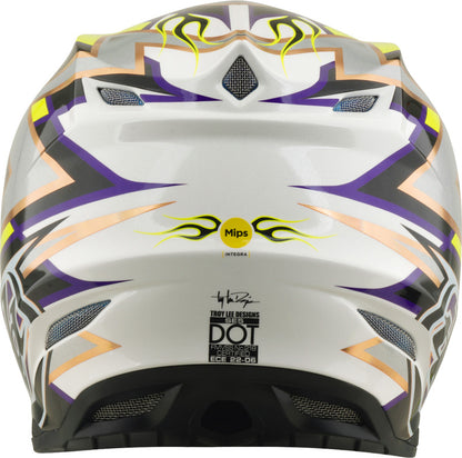 TROY LEE DESIGNS SE5 Composite Mips Helmet Flush - White/Black