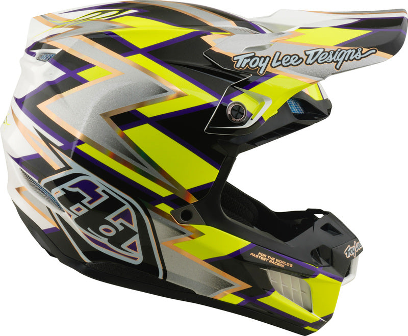TROY LEE DESIGNS SE5 Composite Mips Helmet Flush - White/Black