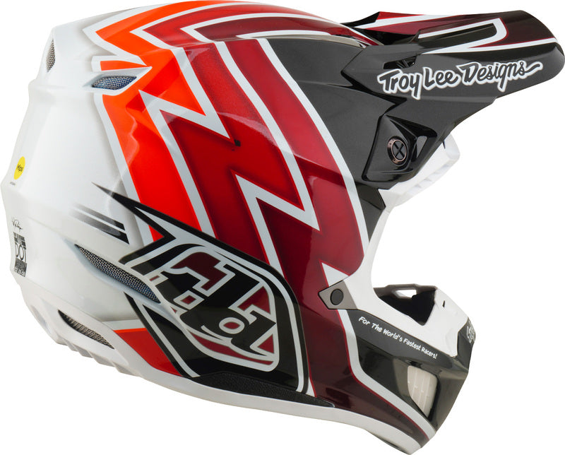 TROY LEE DESIGNS SE5 Composite Mips Helmet Boltz - Black/Red