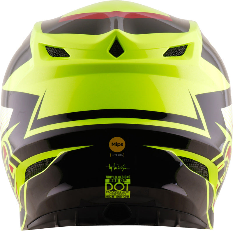 TROY LEE DESIGNS SE5 Polycarbonate Mips Helmet Ripper - Flo Yellow