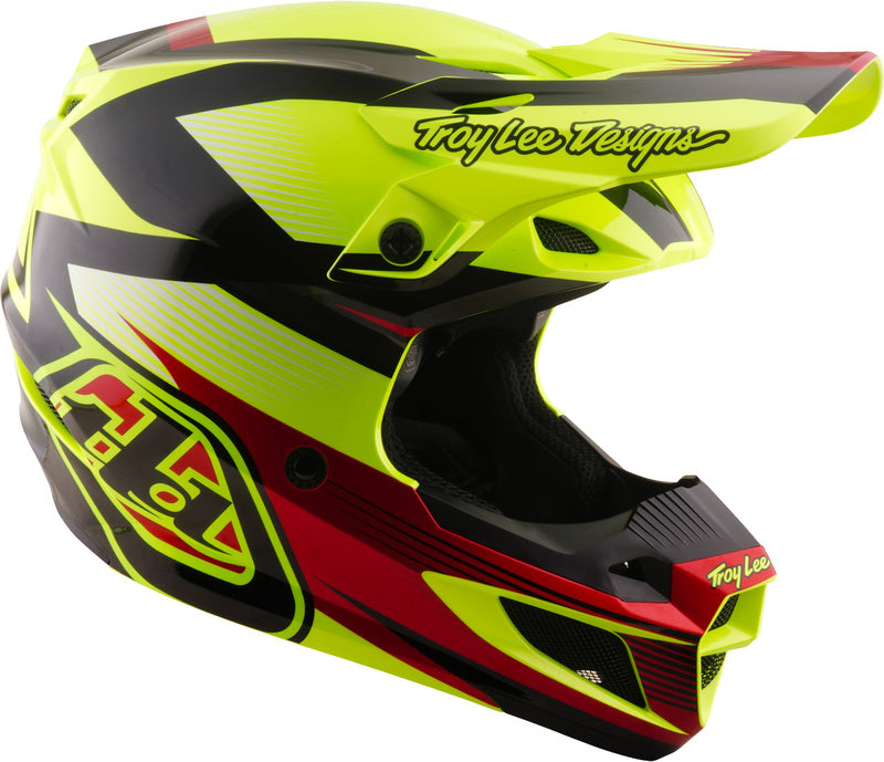 TROY LEE DESIGNS SE5 Polycarbonate Mips Helmet Ripper - Flo Yellow