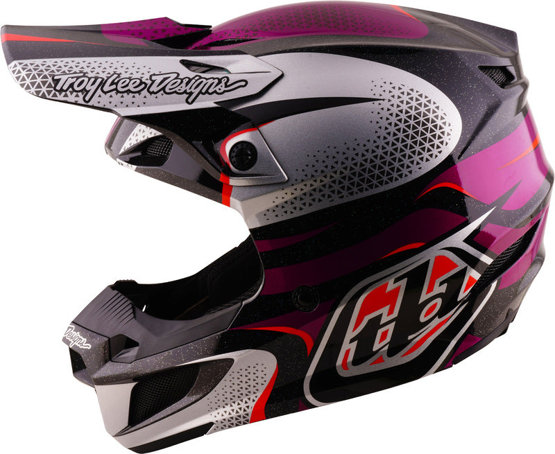 TROY LEE DESIGNS SE5 Polycarbonate Mips Helmet Aura - Violet/Black