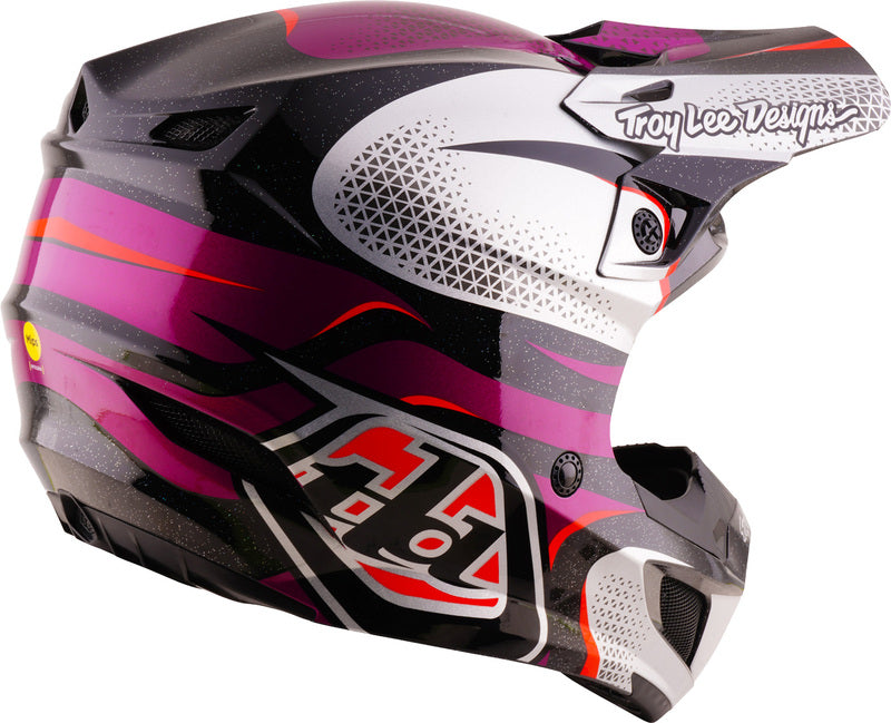 TROY LEE DESIGNS SE5 Polycarbonate Mips Helmet Aura - Violet/Black