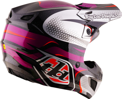 TROY LEE DESIGNS SE5 Polycarbonate Mips Helmet Aura - Violet/Black