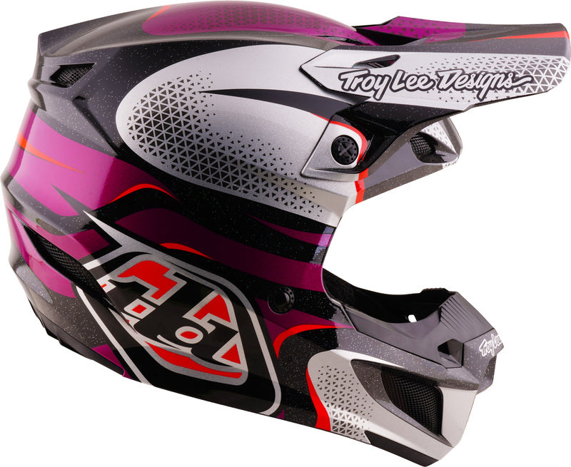 TROY LEE DESIGNS SE5 Polycarbonate Mips Helmet Aura - Violet/Black