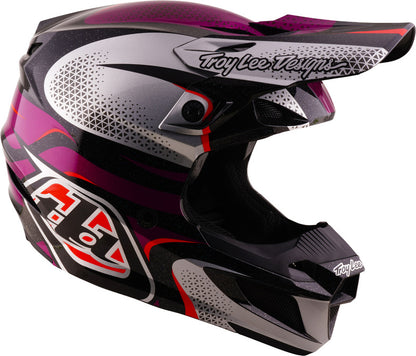 TROY LEE DESIGNS SE5 Polycarbonate Mips Helmet Aura - Violet/Black