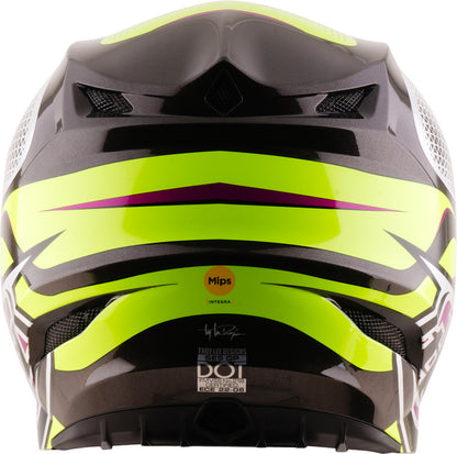 TROY LEE DESIGNS SE5 Polycarbonate Mips Helmet Aura - Violet/Black