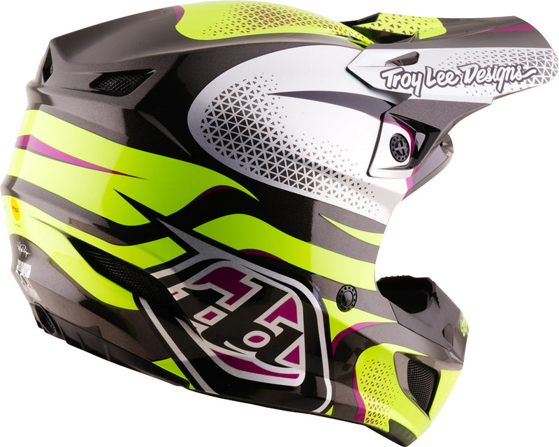 TROY LEE DESIGNS SE5 Polycarbonate Mips Helmet Aura - Violet/Black