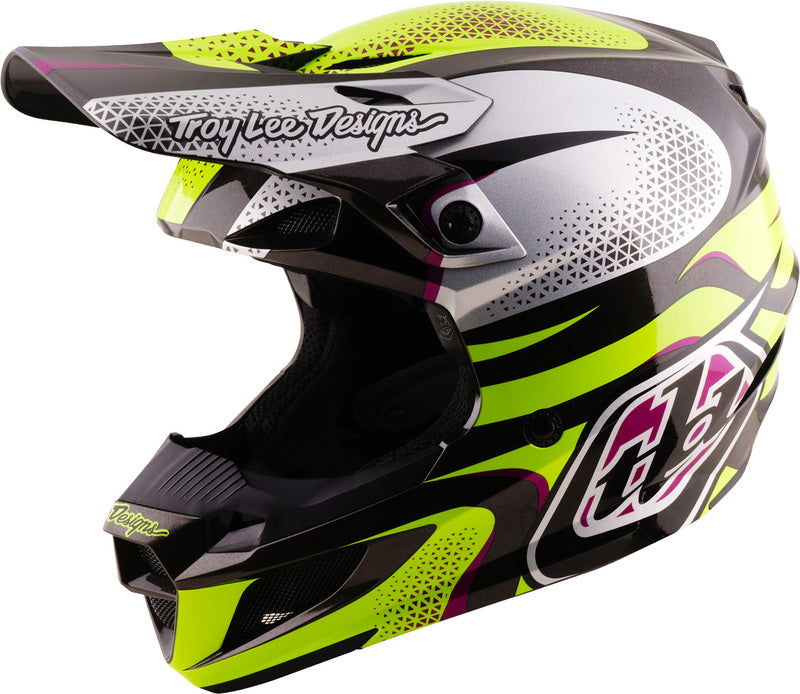 TROY LEE DESIGNS SE5 Polycarbonate Mips Helmet Aura - Violet/Black