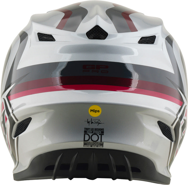 TROY LEE DESIGNS GP Pro Mips Helmet Slides - White/Blue