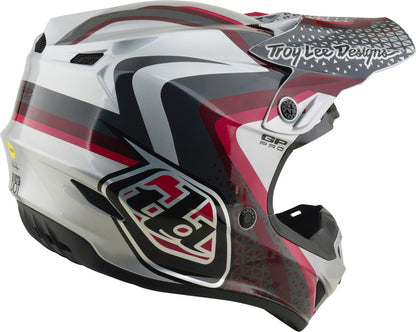 TROY LEE DESIGNS GP Pro Mips Helmet Slides - White/Blue