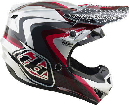 TROY LEE DESIGNS GP Pro Mips Helmet Slides - White/Blue