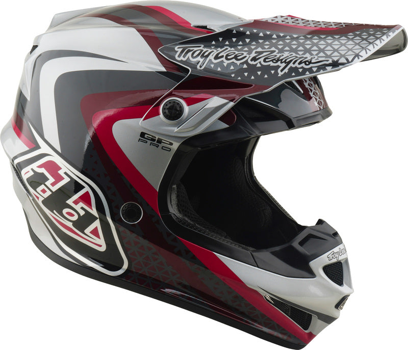 TROY LEE DESIGNS GP Pro Mips Helmet Slides - White/Blue