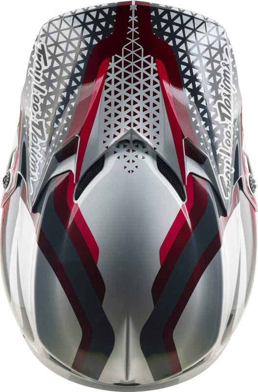 TROY LEE DESIGNS GP Pro Mips Helmet Slides - White/Blue