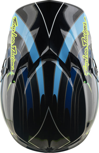 TROY LEE DESIGNS GP Pro Mips Youth Helmet Pulse - Black/Flo Yellow