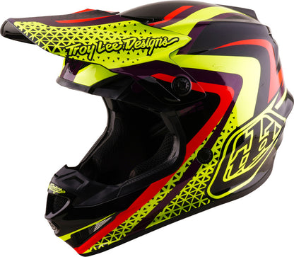TROY LEE DESIGNS GP Pro Mips Youth Helmet Slides - Black/Yellow
