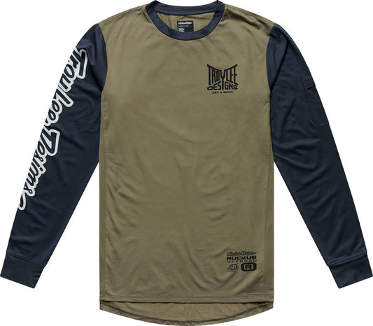 TROY LEE DESIGNS Ruckus Offroad Jersey Barz - Army/Carbon