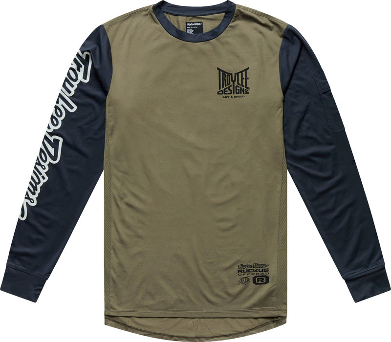 TROY LEE DESIGNS Ruckus Offroad Jersey Barz - Army/Carbon