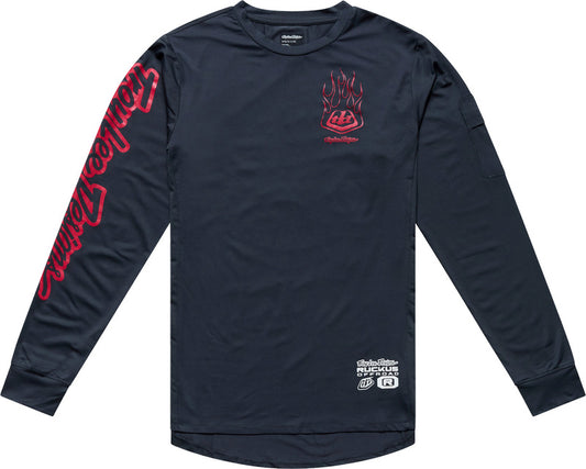TROY LEE DESIGNS Ruckus Offroad Jersey Flamz - Carbon