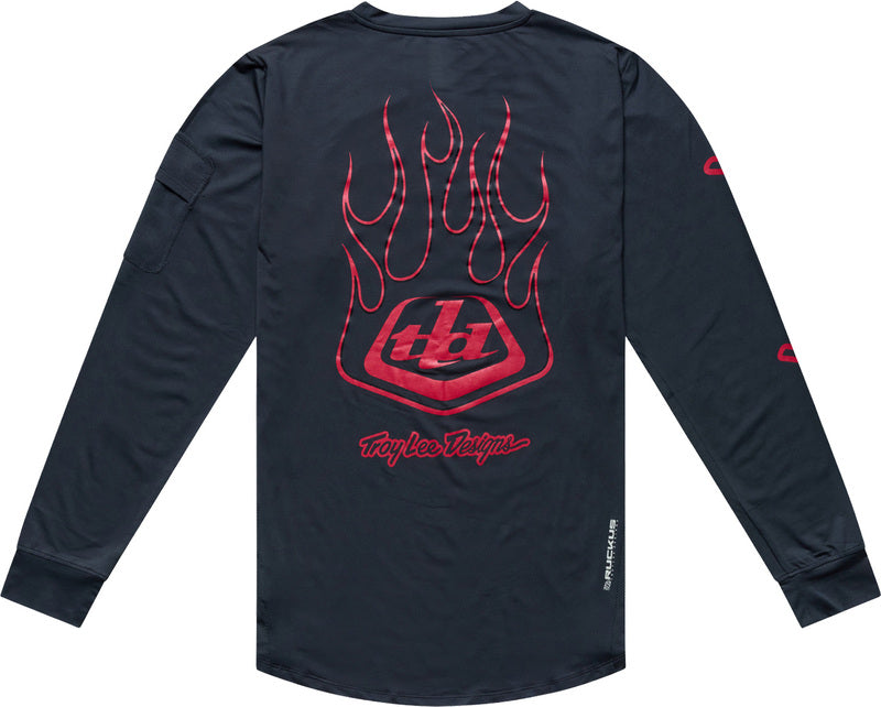 TROY LEE DESIGNS Ruckus Offroad Jersey Flamz - Carbon