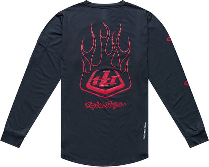 TROY LEE DESIGNS Ruckus Offroad Jersey Flamz - Carbon