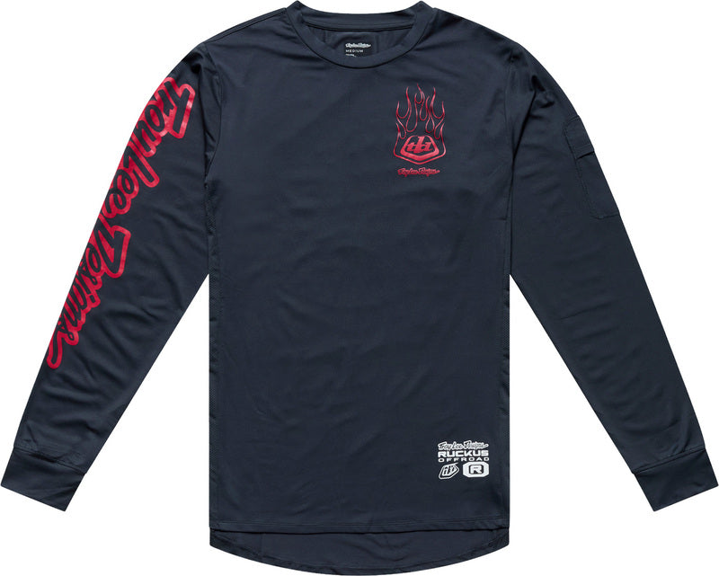 TROY LEE DESIGNS Ruckus Offroad Jersey Flamz - Carbon