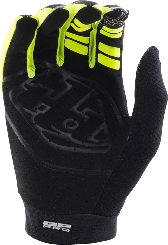 TROY LEE DESIGNS GP PRO Gloves Stagger - Gunmetal/Neo Yellow