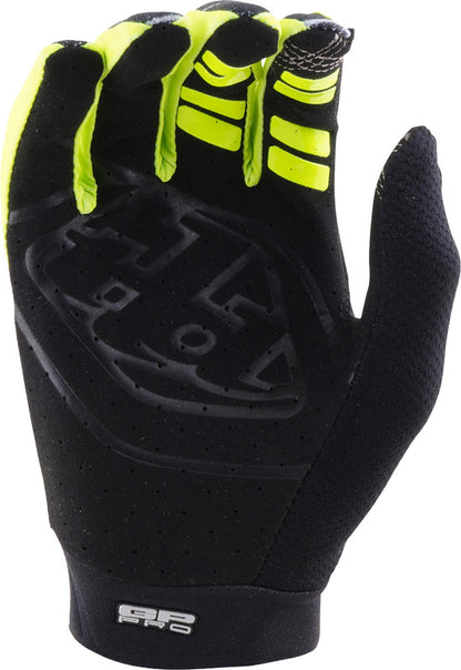 TROY LEE DESIGNS GP PRO Gloves Stagger - Gunmetal/Neo Yellow