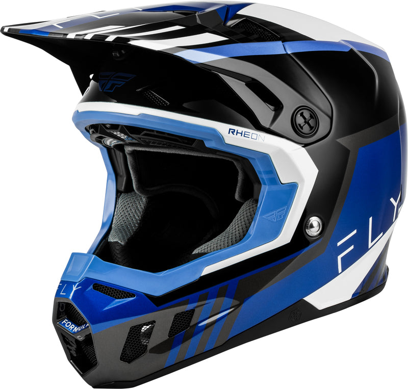 FLY RACING Formula CC Strike Helm – Grijs/Rood/Zwart/Wit