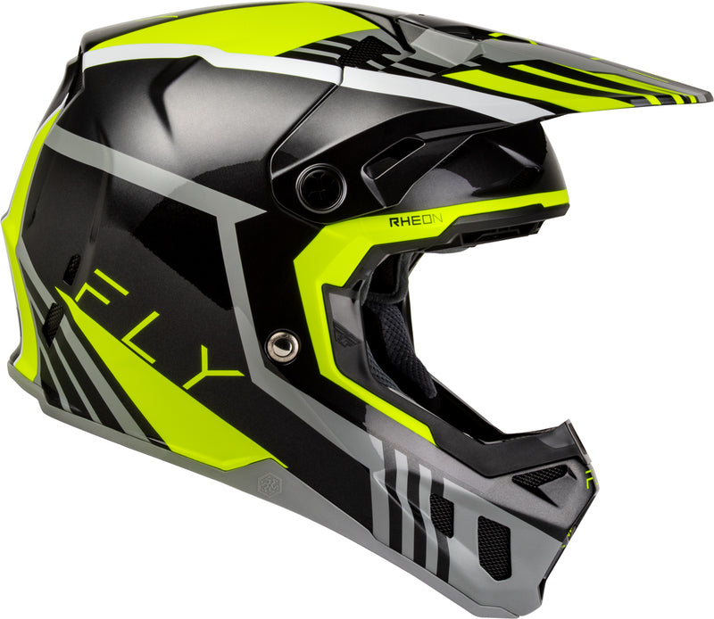 FLY RACING Formula CC Strike Helm – Grijs/Rood/Zwart/Wit