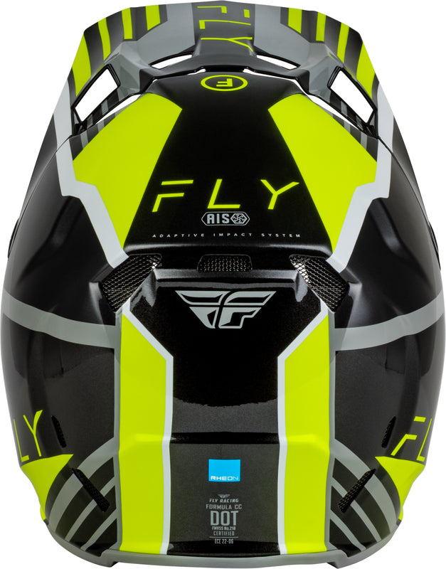 FLY RACING Formula CC Strike Helm – Grijs/Rood/Zwart/Wit