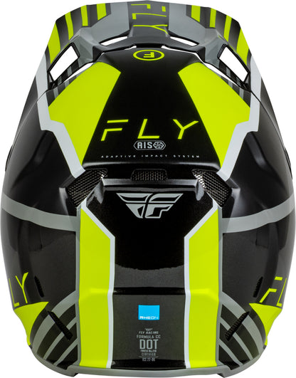 FLY RACING Formula CC Strike Helm – Grijs/Rood/Zwart/Wit