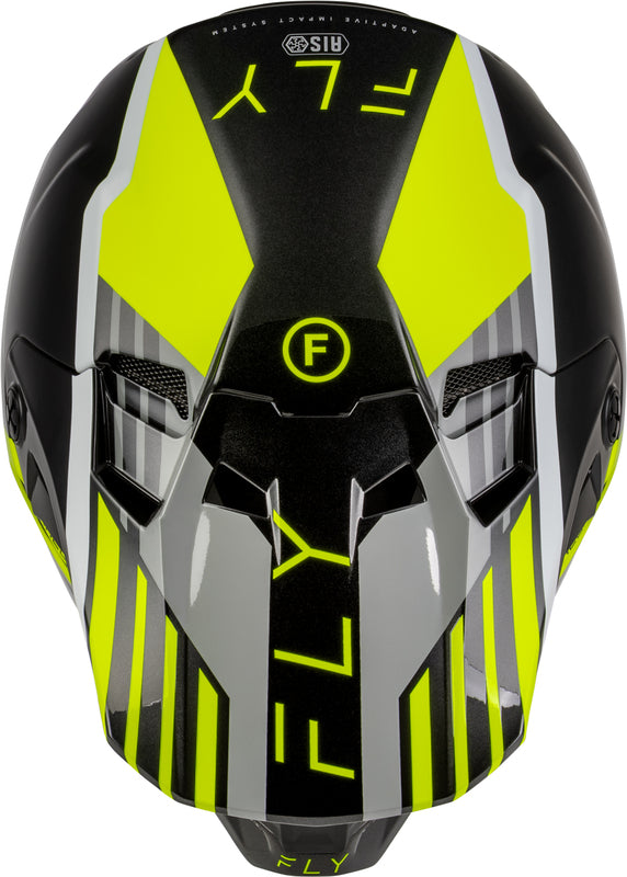 FLY RACING Formula CC Strike Helm – Grijs/Rood/Zwart/Wit