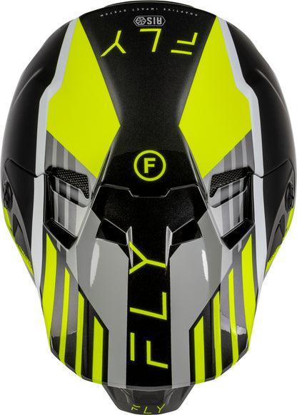 FLY RACING Formula CC Strike Helm – Grijs/Rood/Zwart/Wit