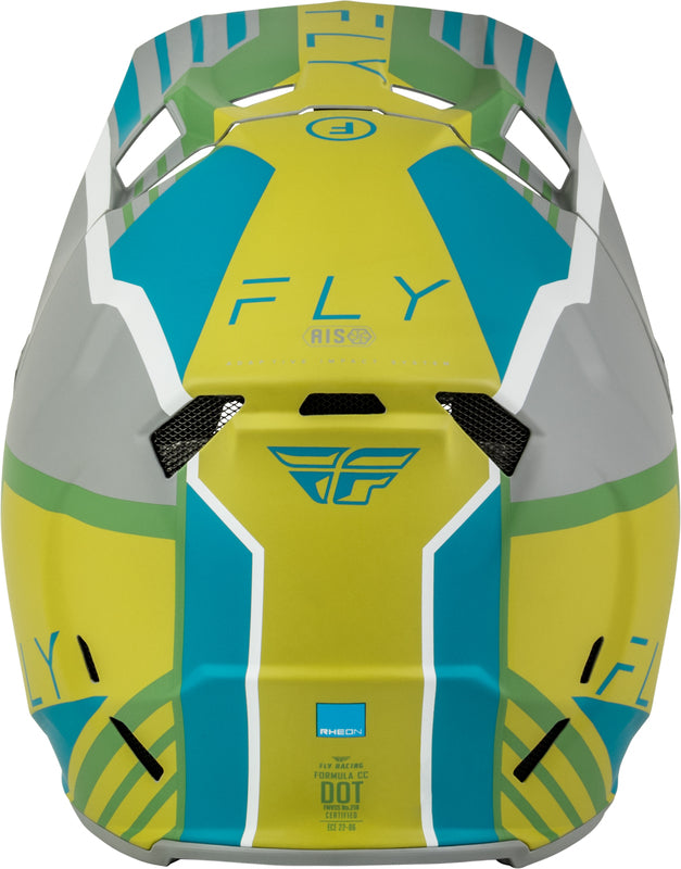 FLY RACING Formula CC Strike Helm – Grijs/Rood/Zwart/Wit