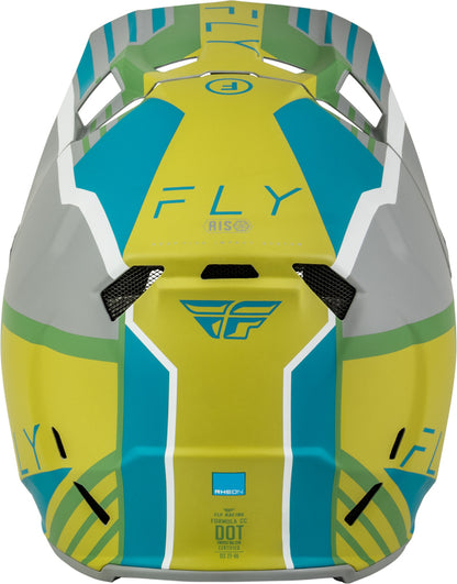 FLY RACING Formula CC Strike Helm – Grijs/Rood/Zwart/Wit