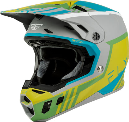 FLY RACING Formula CC Strike Helm – Grijs/Rood/Zwart/Wit