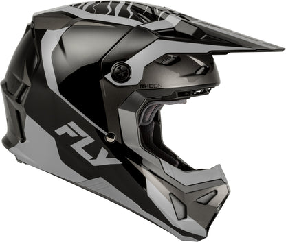 FLY RACING Formula CP Charge Helm – Zwart/Grijs/Light Grey