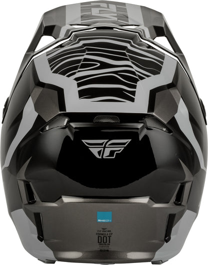 FLY RACING Formula CP Charge Helm – Zwart/Grijs/Light Grey